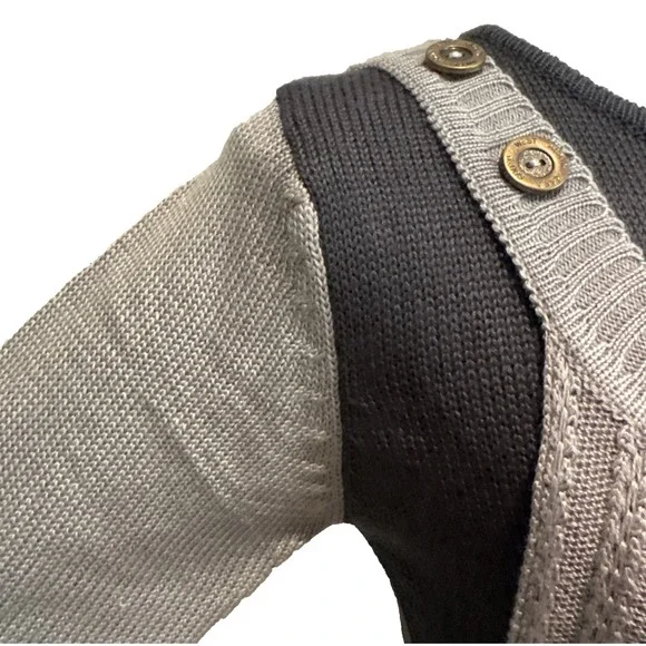 Nordstroms‎ Northeast X Southwest Pullover layered Grey Sweater S fairy core - Picture 7 of 14